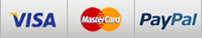 Kreditkartenzahlung und PayPal möglich